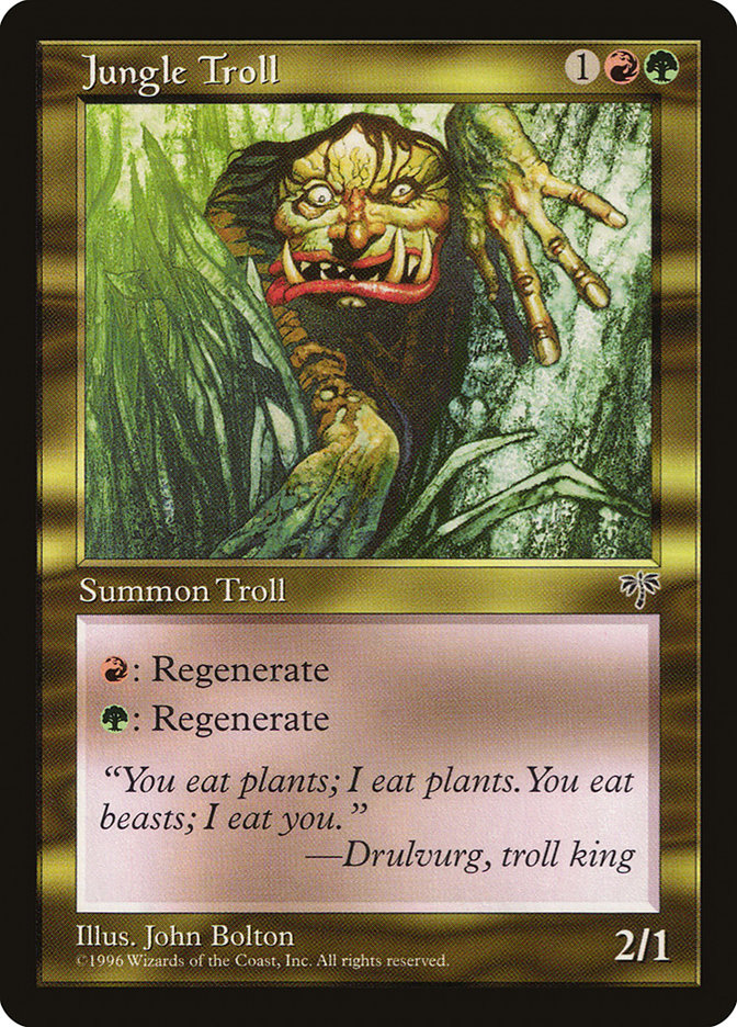 Jungle Troll [Mirage] | Grognard Games