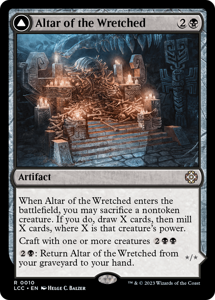 Altar of the Wretched // Wretched Bonemass [The Lost Caverns of Ixalan Commander] | Grognard Games