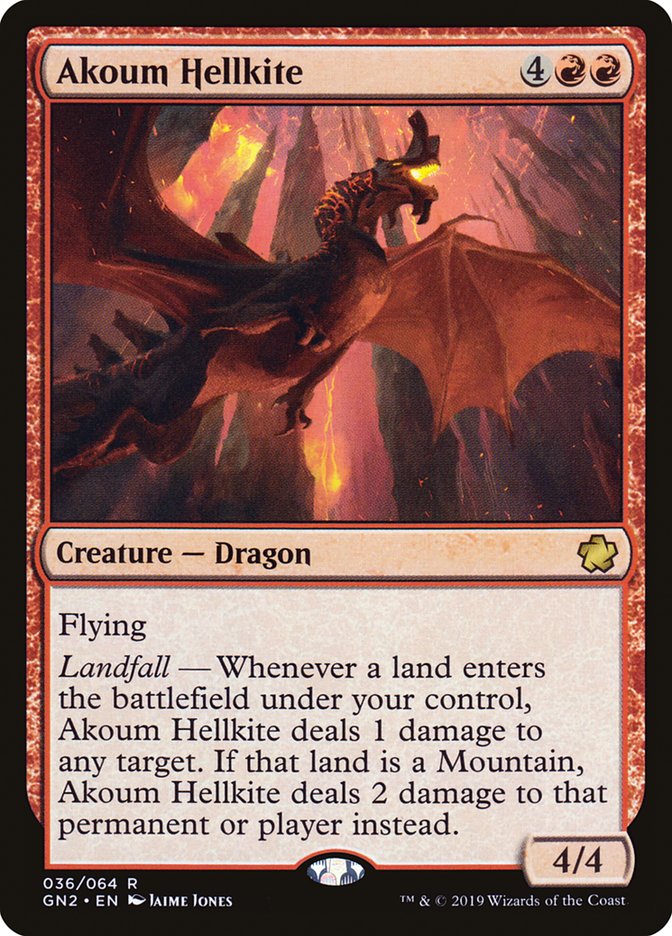 Akoum Hellkite [Game Night 2019] | Grognard Games