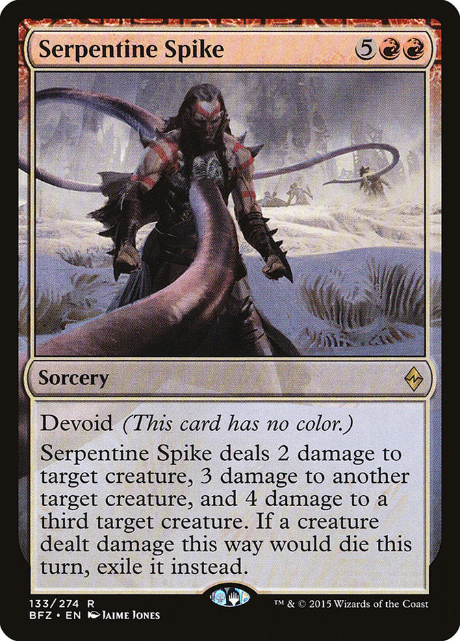 Serpentine Spike [Battle for Zendikar] | Grognard Games