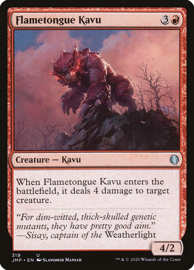 Flametongue Kavu [Jumpstart] | Grognard Games