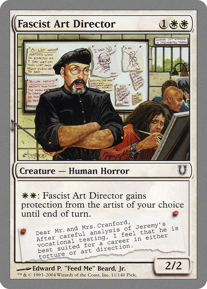Fascist Art Director [Unhinged] | Grognard Games