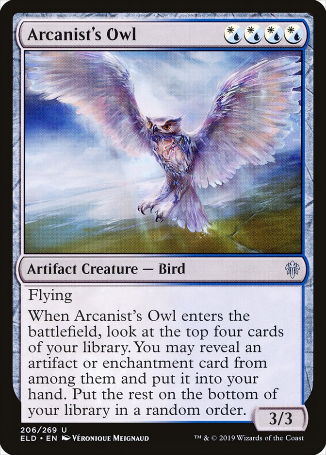 Arcanist's Owl [Throne of Eldraine] | Grognard Games