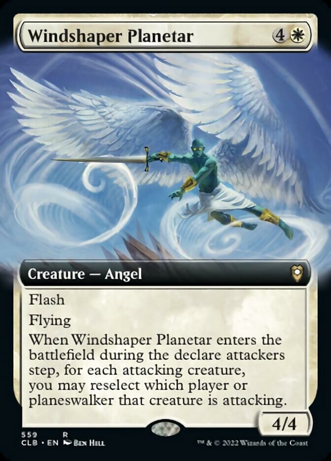 Windshaper Planetar (Extended Art) [Commander Legends: Battle for Baldur's Gate] | Grognard Games