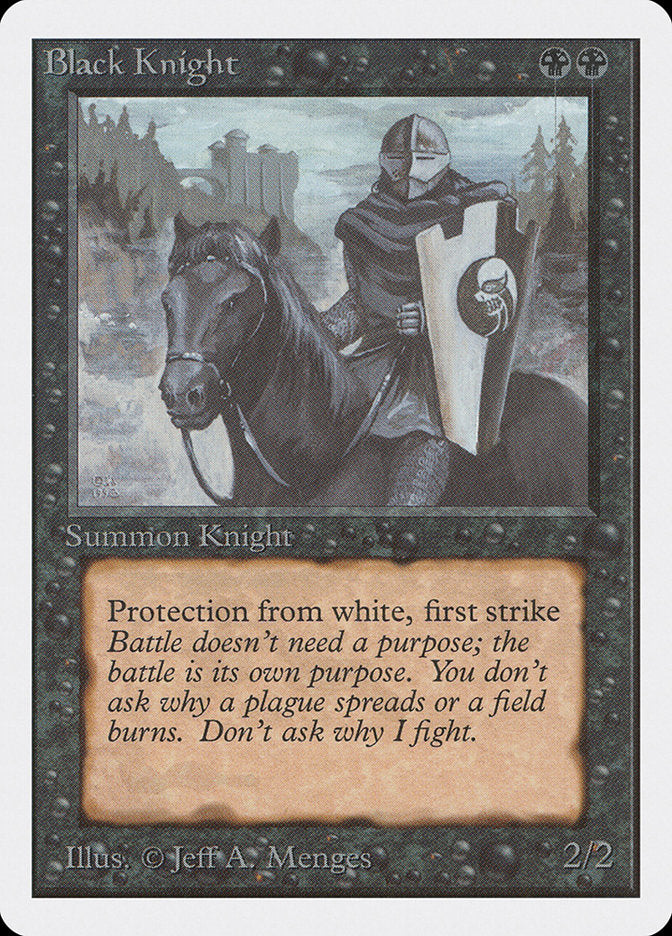 Black Knight [Unlimited Edition] | Grognard Games