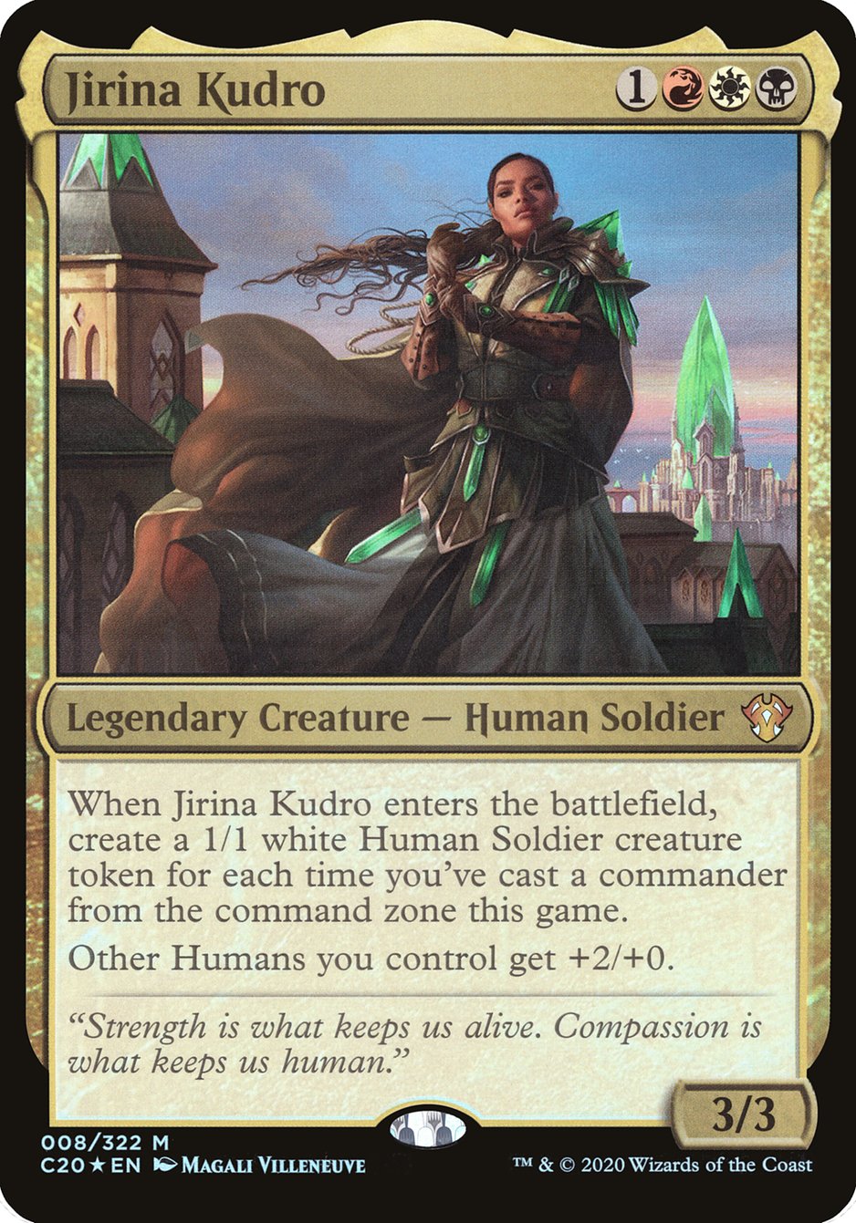 Jirina Kudro (Oversized) [Commander 2020 Oversized] | Grognard Games