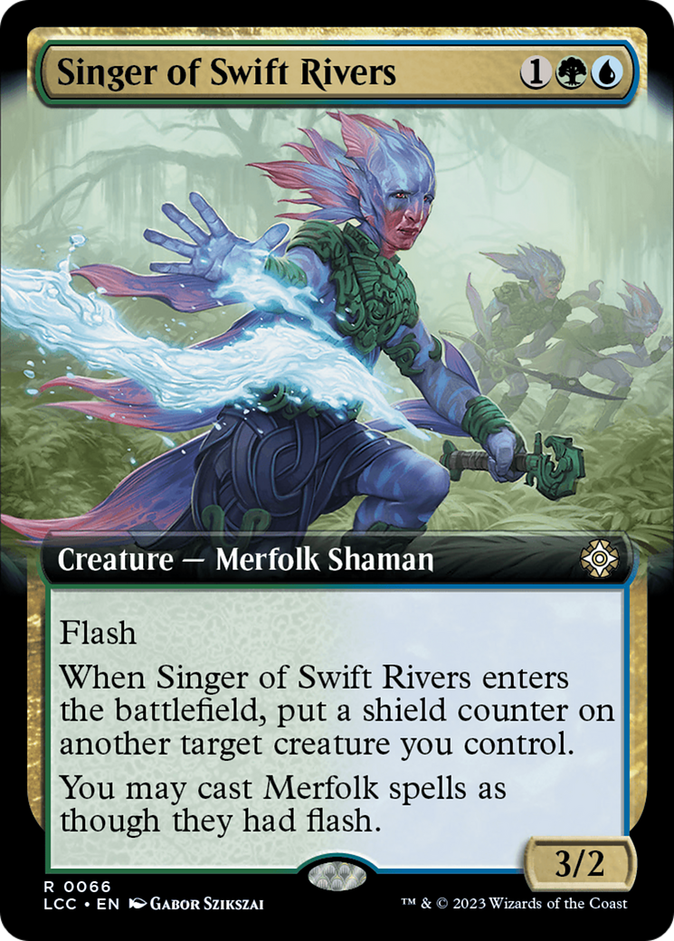 Singer of Swift Rivers (Extended Art) [The Lost Caverns of Ixalan Commander] | Grognard Games