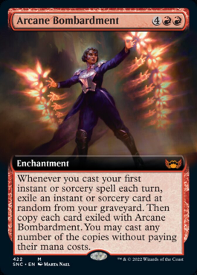 Arcane Bombardment (Extended Art) [Streets of New Capenna] | Grognard Games