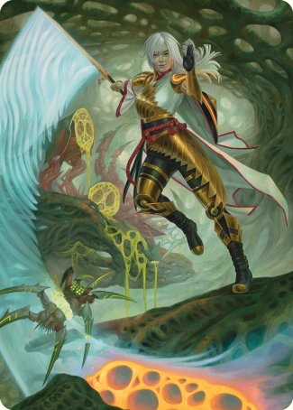 The Eternal Wanderer Art Card [Phyrexia: All Will Be One Art Series] | Grognard Games