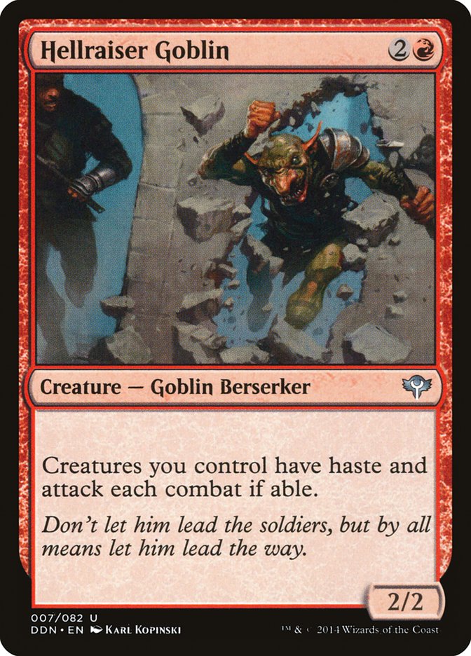 Hellraiser Goblin [Duel Decks: Speed vs. Cunning] | Grognard Games