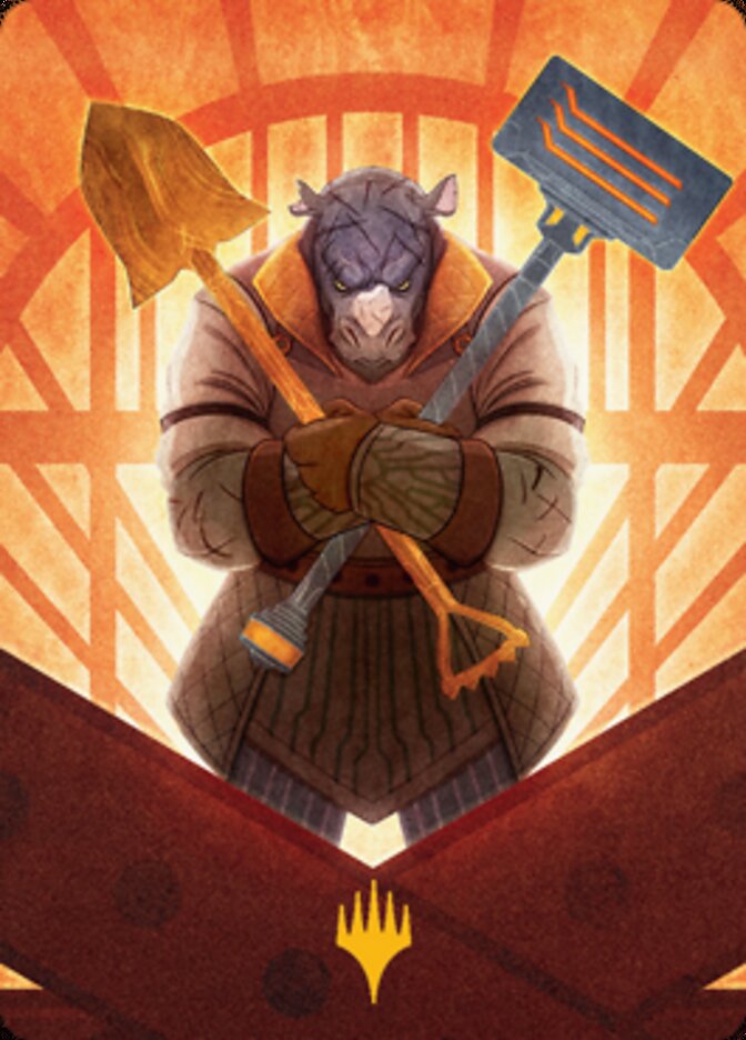Mr. Orfeo, the Boulder Art Card (Gold-Stamped Signature) [Streets of New Capenna Art Series] | Grognard Games