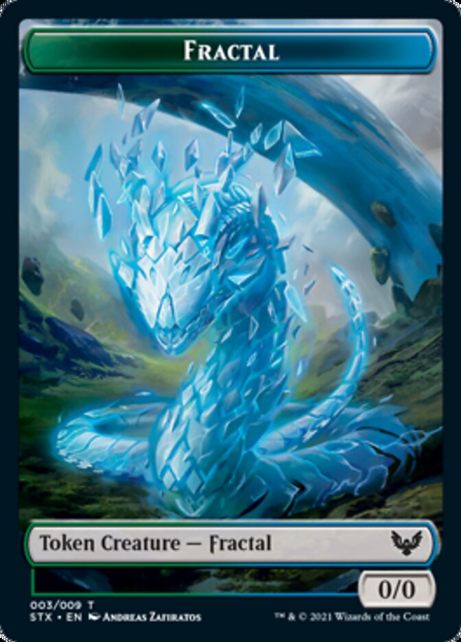 Copy // Fractal Token [Commander 2021 Tokens] | Grognard Games