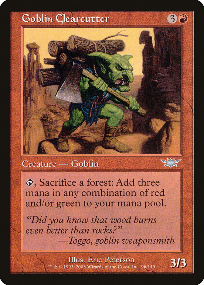 Goblin Clearcutter [Legions] | Grognard Games