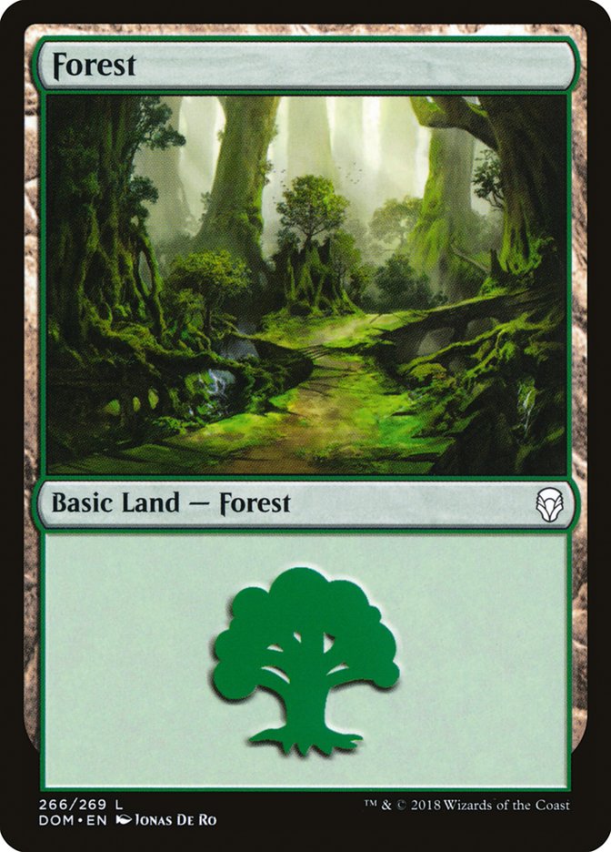 Forest (266) [Dominaria] | Grognard Games