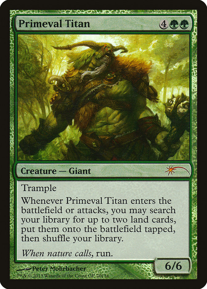 Primeval Titan (Grand Prix) [Grand Prix Promos] | Grognard Games