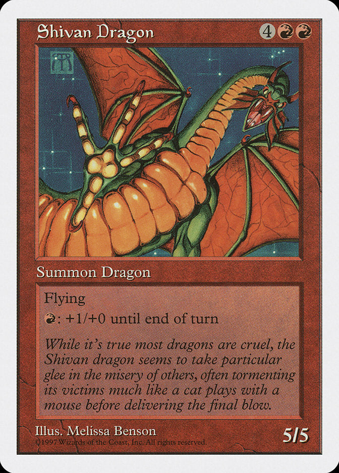 Shivan Dragon [Fifth Edition] | Grognard Games