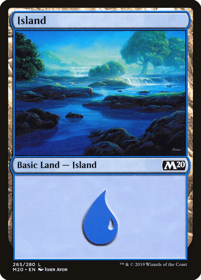 Island (265) [Core Set 2020] | Grognard Games