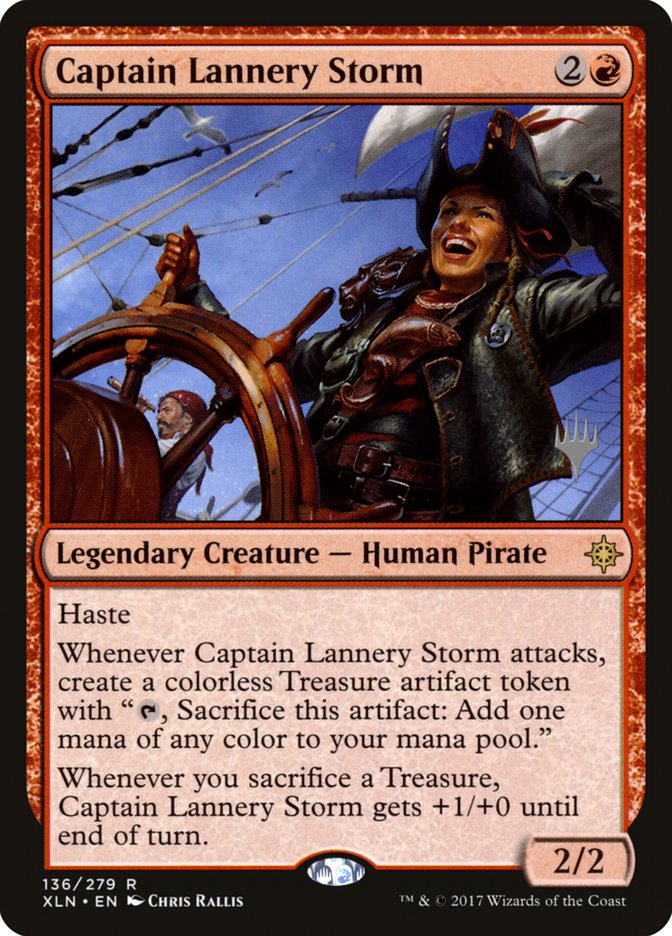 Captain Lannery Storm (Promo Pack) [Ixalan Promos] | Grognard Games