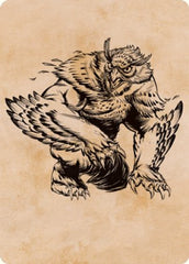 Owlbear (Showcase) Art Card [Dungeons & Dragons: Adventures in the Forgotten Realms Art Series] | Grognard Games