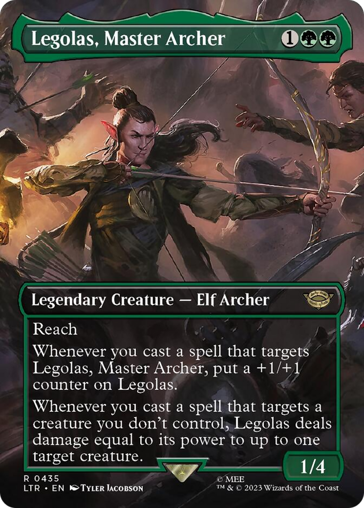 Legolas, Master Archer (Borderless Alternate Art) [The Lord of the Rings: Tales of Middle-Earth] | Grognard Games