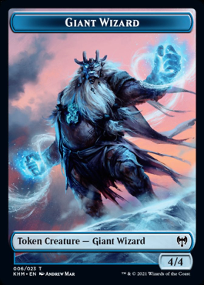 Giant Wizard [Kaldheim Tokens] | Grognard Games