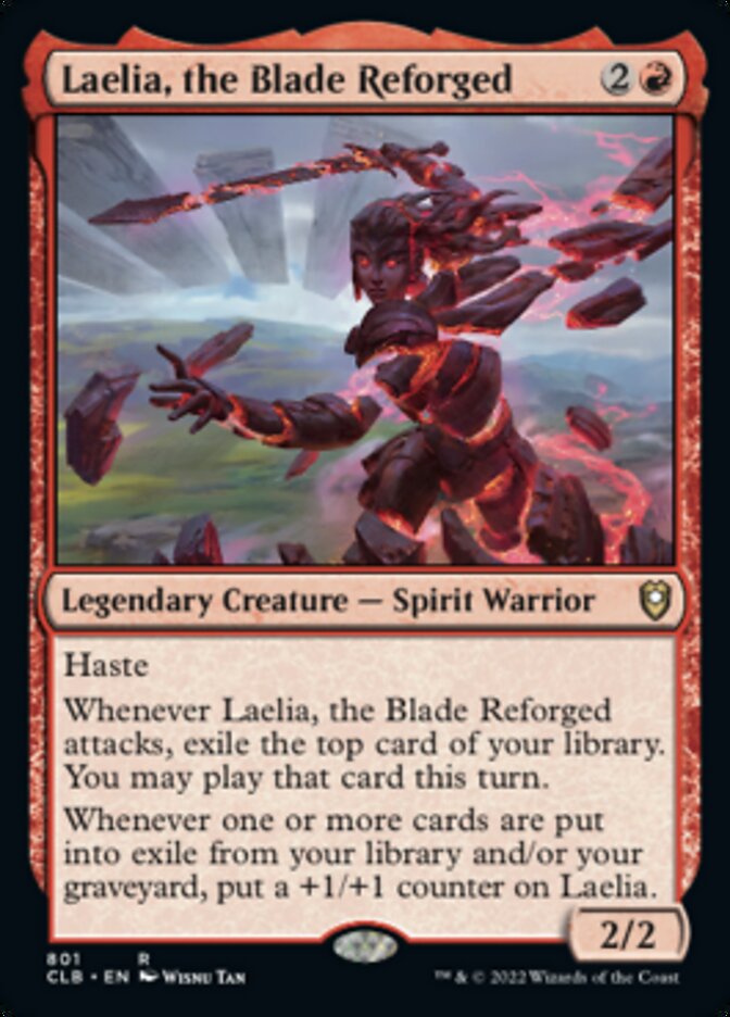 Laelia, the Blade Reforged [Commander Legends: Battle for Baldur's Gate] | Grognard Games
