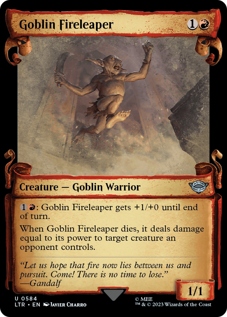 Goblin Fireleaper [The Lord of the Rings: Tales of Middle-Earth Showcase Scrolls] | Grognard Games