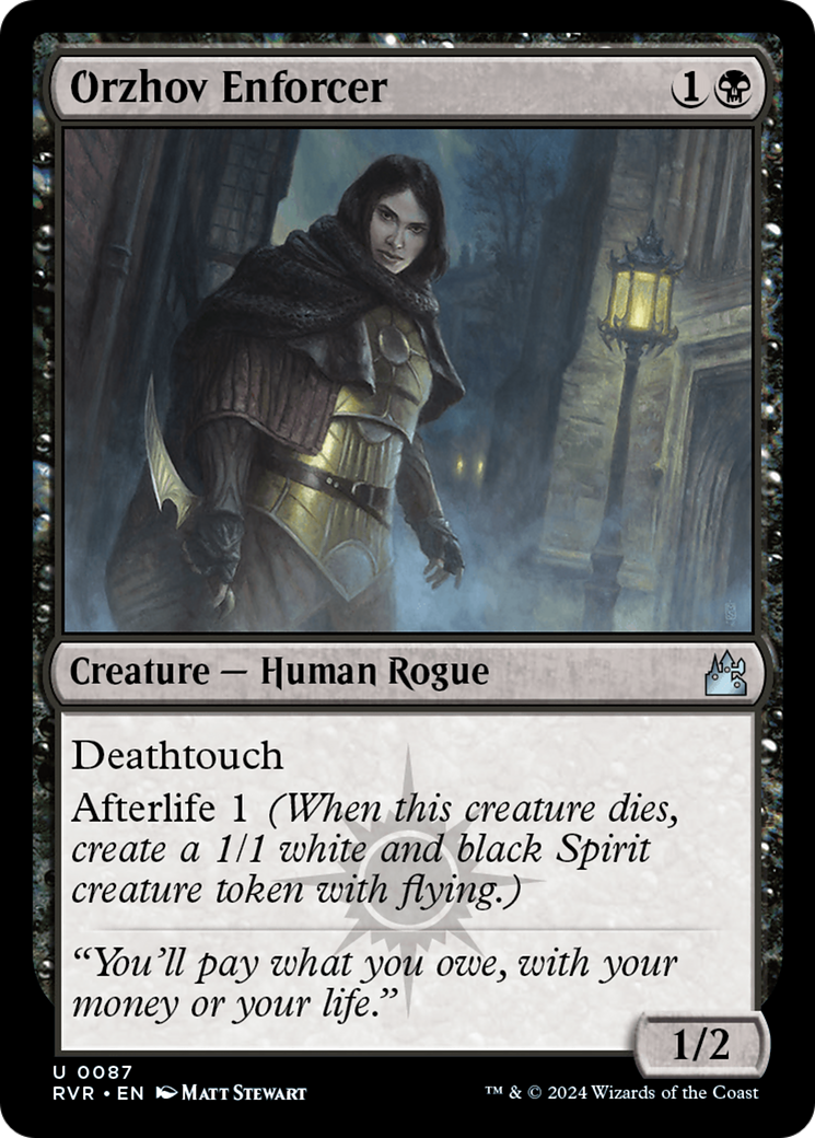 Orzhov Enforcer [Ravnica Remastered] | Grognard Games