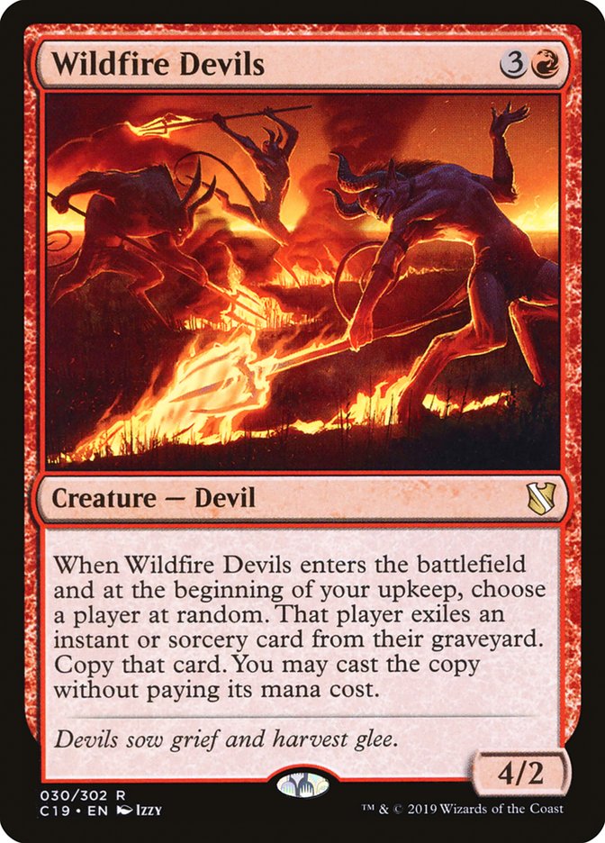 Wildfire Devils [Commander 2019] | Grognard Games