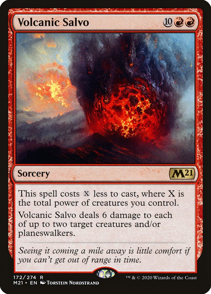 Volcanic Salvo [Core Set 2021] | Grognard Games