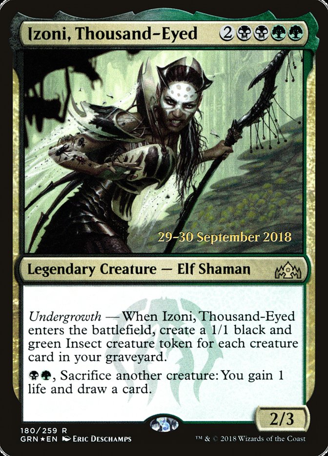 Izoni, Thousand-Eyed  [Guilds of Ravnica Prerelease Promos] | Grognard Games