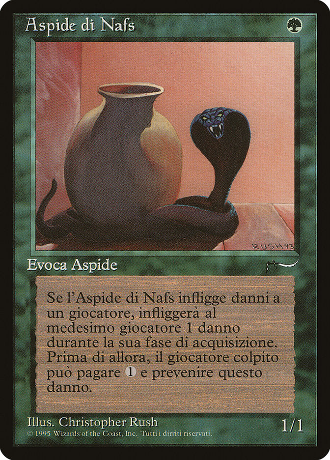 Nafs Asp (Italian) - "Aspide di Nafs" [Rinascimento] | Grognard Games