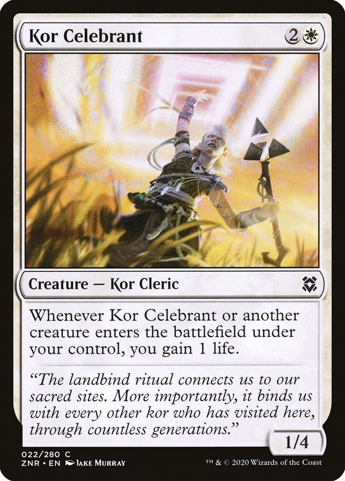 Kor Celebrant [Zendikar Rising] | Grognard Games