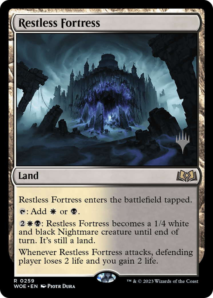 Restless Fortress (Promo Pack) [Wilds of Eldraine Promos] | Grognard Games