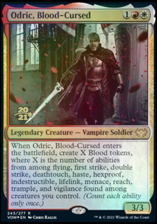 Odric, Blood-Cursed [Innistrad: Crimson Vow Prerelease Promos] | Grognard Games