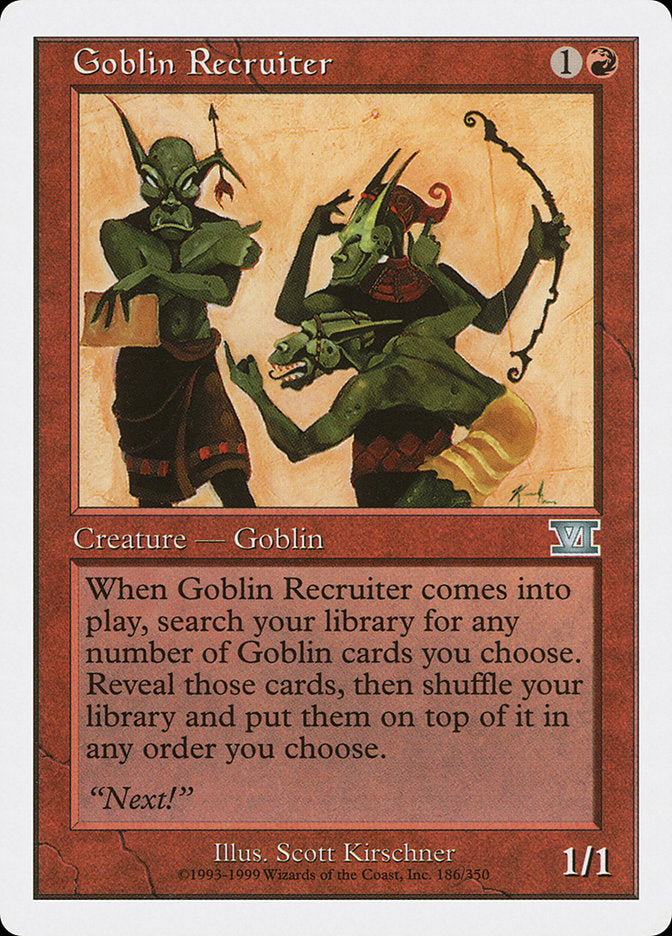 Goblin Recruiter [Classic Sixth Edition] | Grognard Games