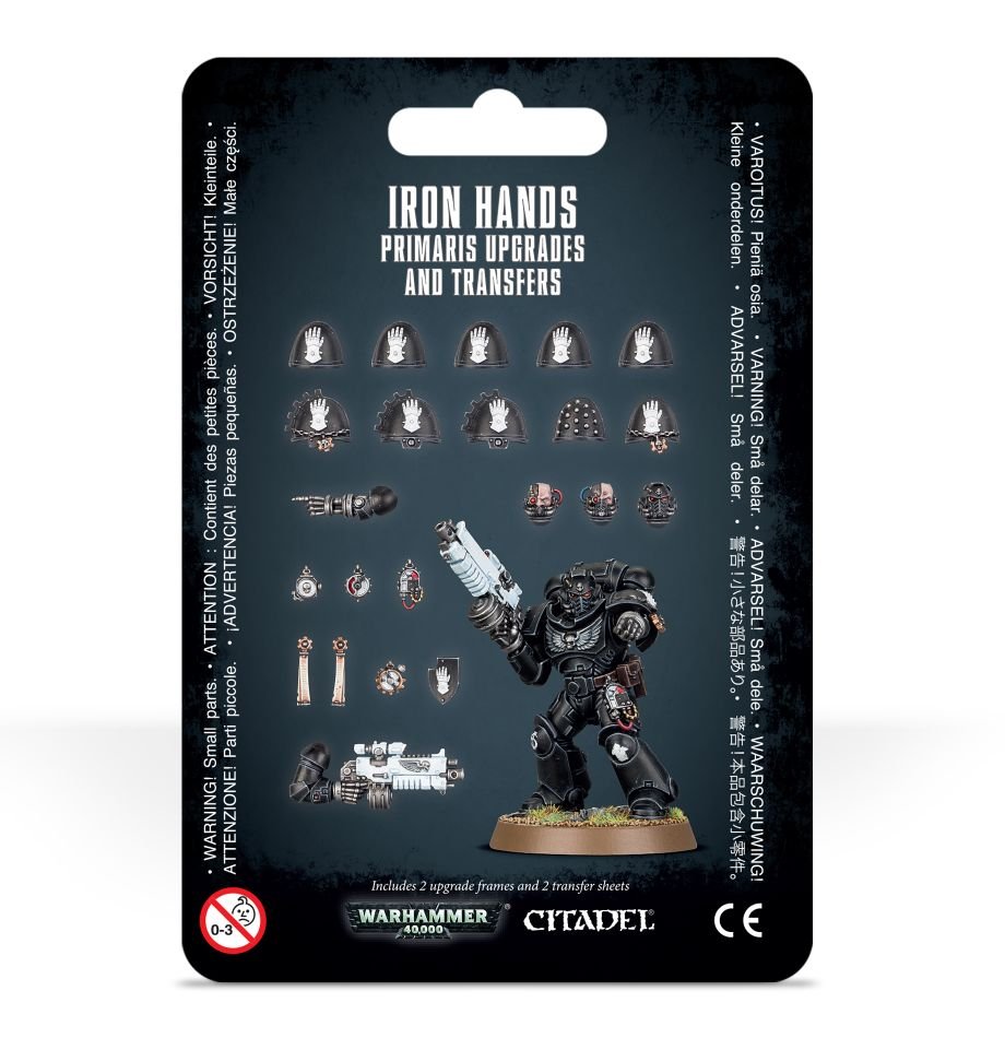 Space Marines Iron Hands Primaris Upgrades and Transfers | Grognard Games