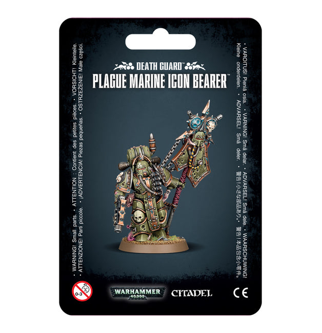 Death Guard Plague Marine Icon Bearer | Grognard Games