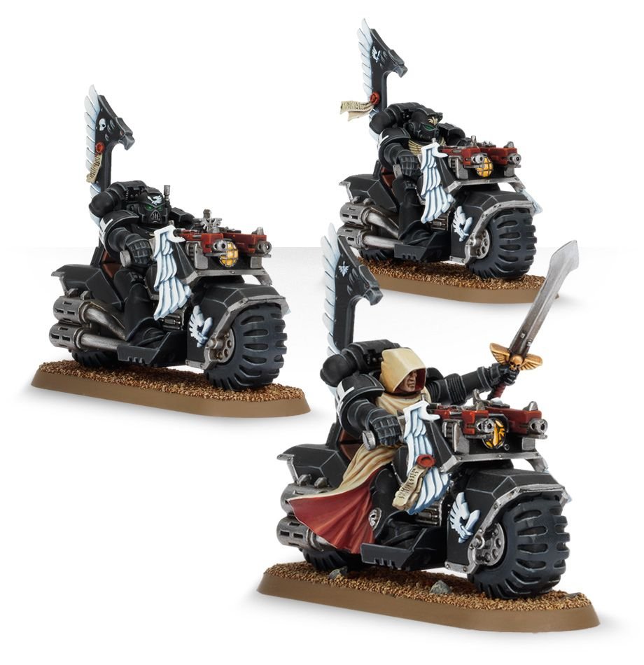 Dark Angels Ravenwing BIke Squad/Command Squad (web) | Grognard Games