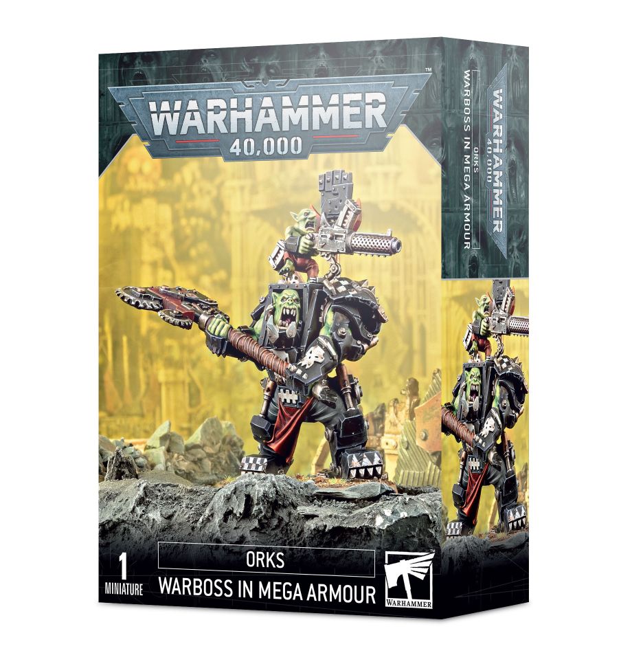 Orks Warboss in Mega Armour | Grognard Games