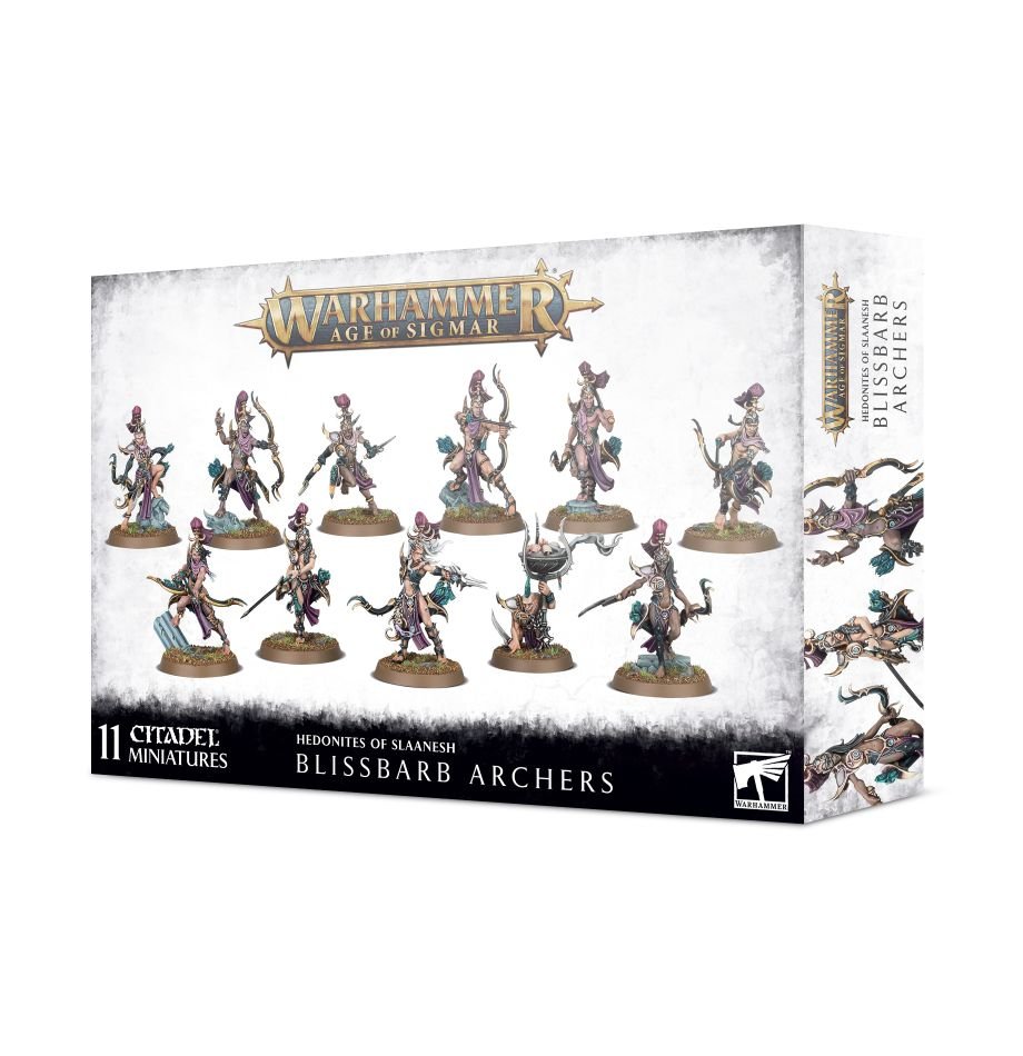 Hedonites of Slaanesh Blissbarb Archers | Grognard Games