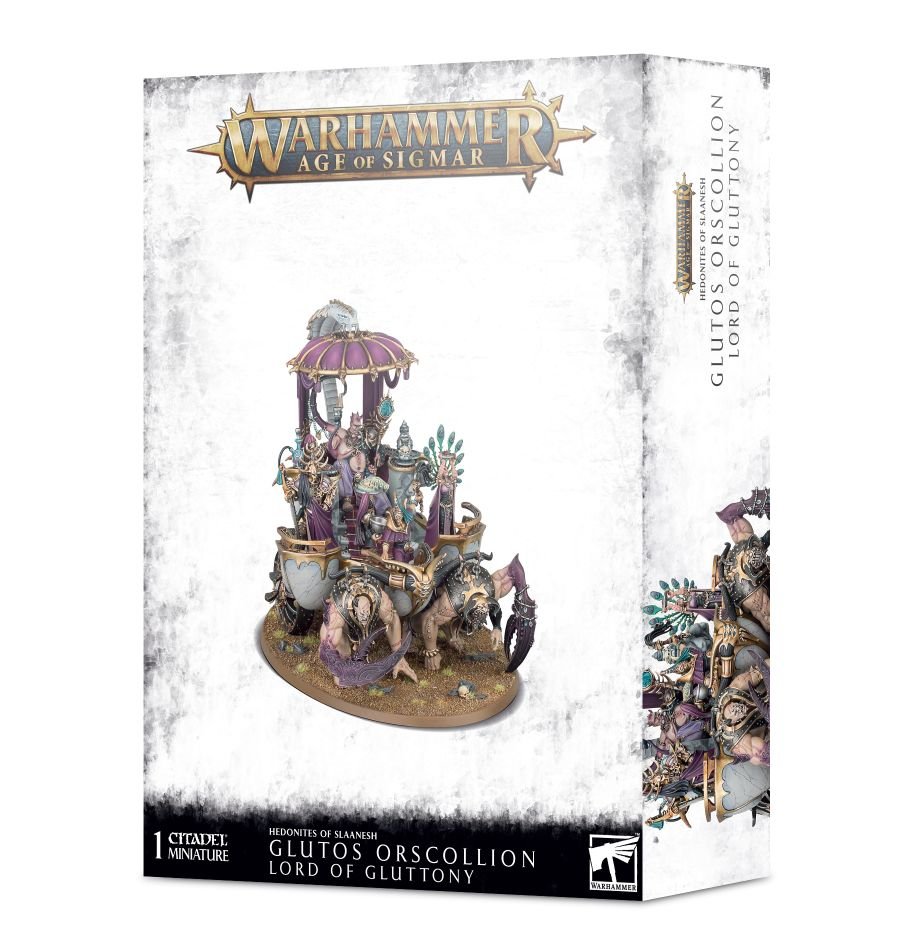 Hedonites of Slaanesh Glutos Orscillon, Lord of Gluttony | Grognard Games