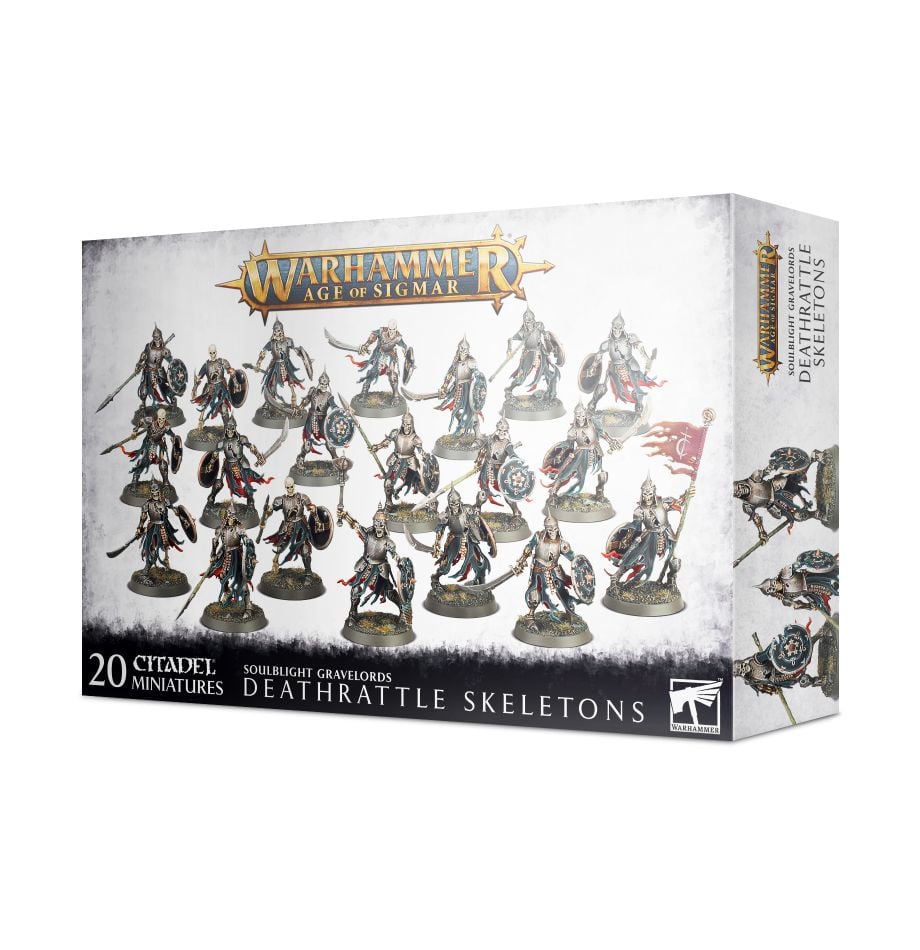 Soulblight Gravelords Deathrattle Skeletons | Grognard Games