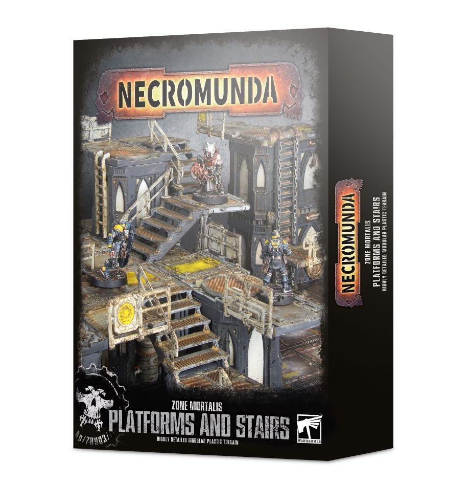 Necromunda Zone Mortalis Platforms and Stairs | Grognard Games