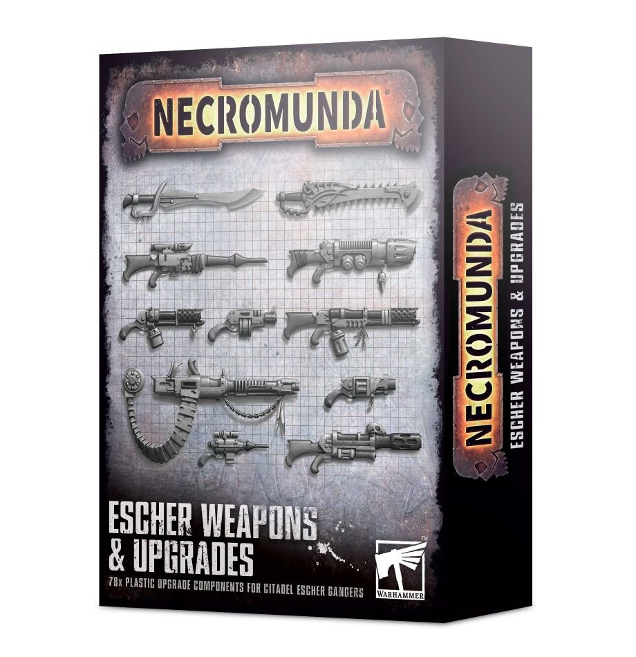 Escher Gang Weapons and Upgrades | Grognard Games