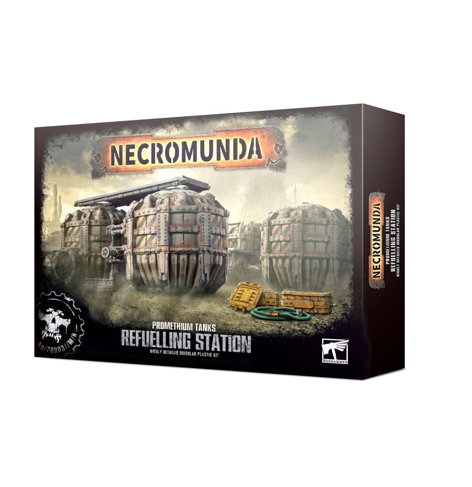 Necromunda Prometheum Tanks Refuelling Station | Grognard Games
