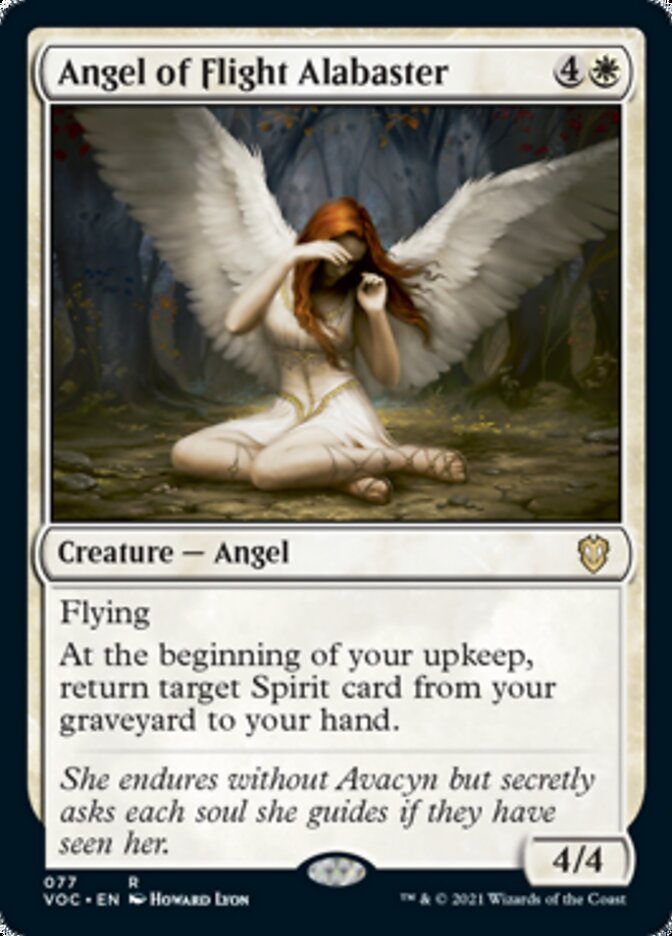 Angel of Flight Alabaster [Innistrad: Crimson Vow Commander] | Grognard Games