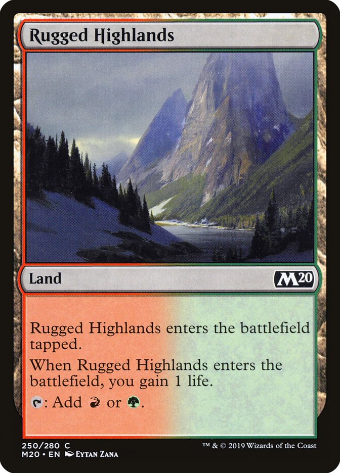 Rugged Highlands [Core Set 2020] | Grognard Games