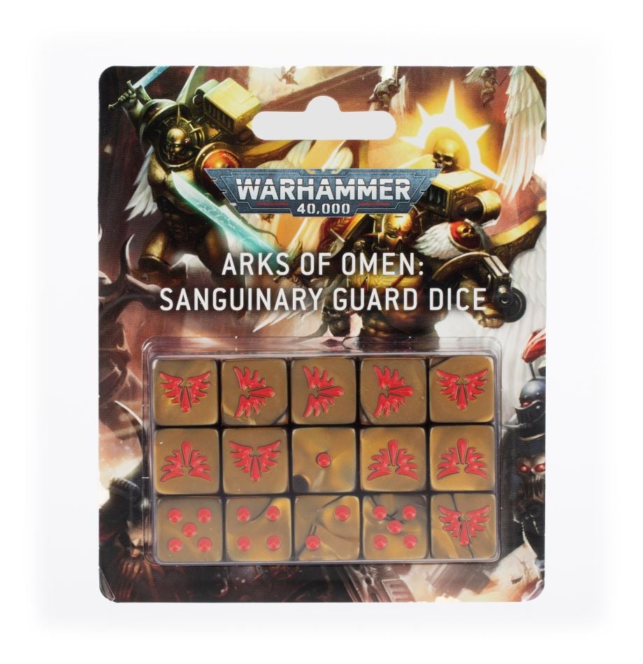 Arks of Omen: Sanguinary Guard Dice Set | Grognard Games