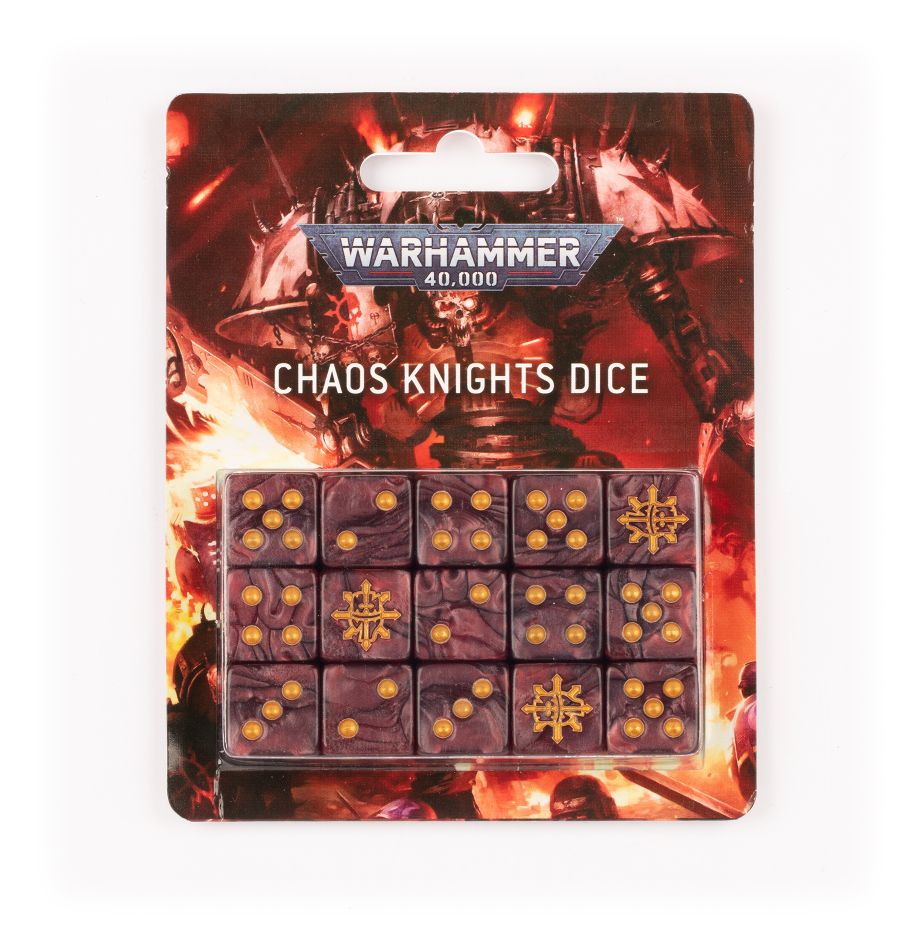 Chaos Knights Dice Set | Grognard Games